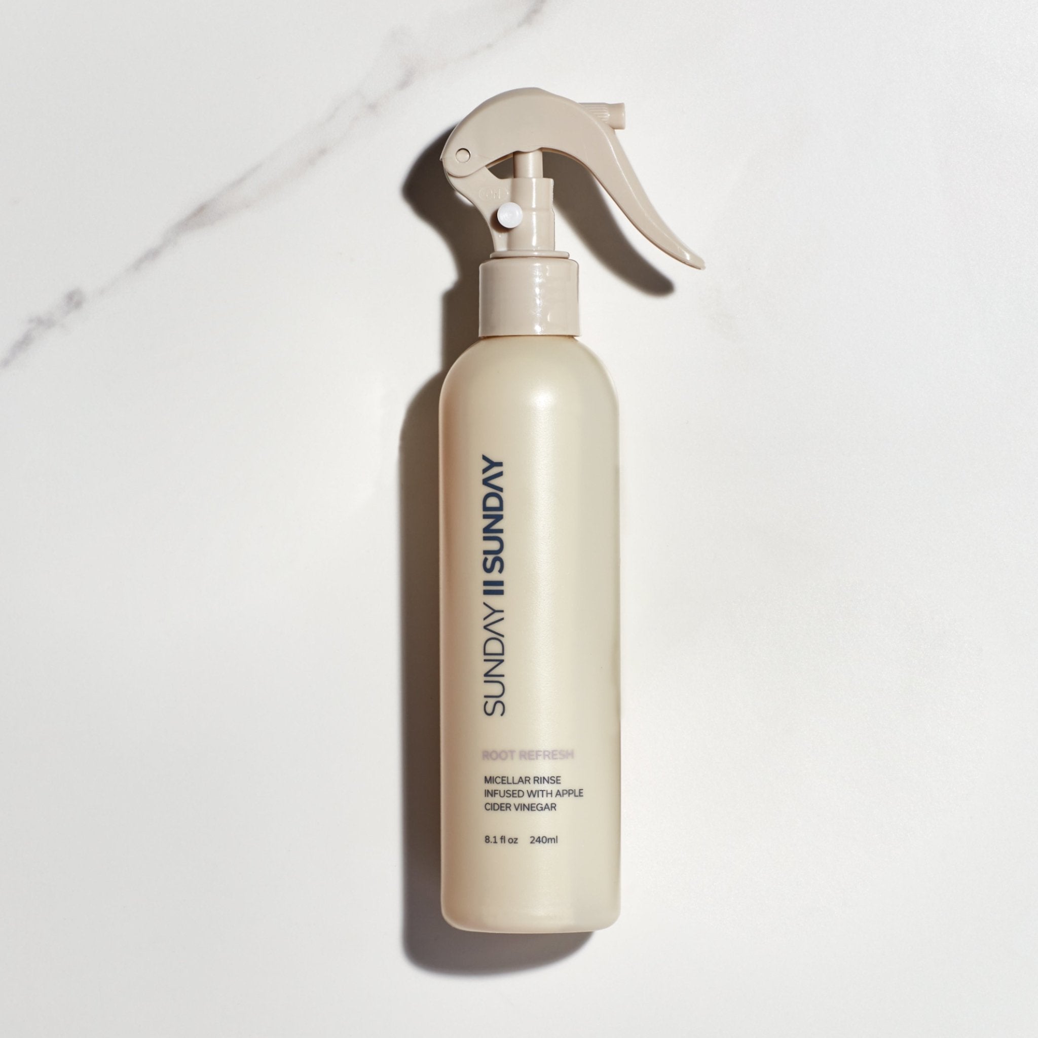 Root Refresh Micellar Rinse Dry Shampoo Alternative with Apple Cider Vinegar - SUNDAY II SUNDAY